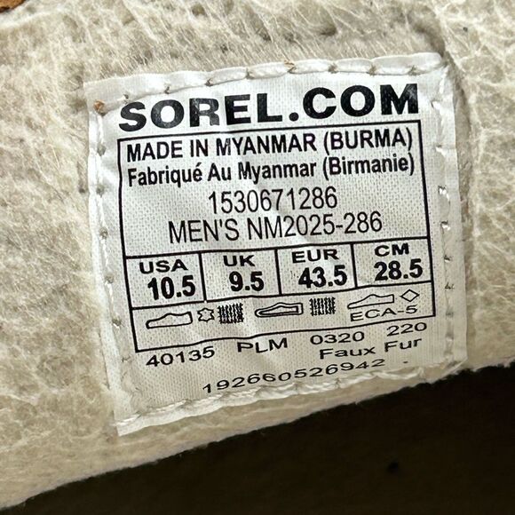 Sorel Tan Loafers Moccasin-Style Slip-Ons - Picture 6 of 7